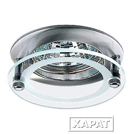 Фото Точечный светильник потолочный 369172 NT09 236 никель GX5.3 50W 12V ROUND | 0018961 NOVOTECH