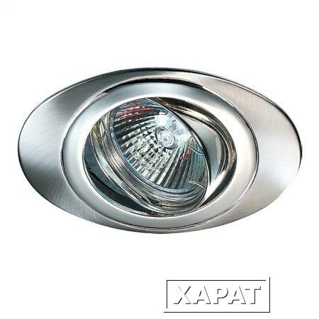 Фото Точечный светильник потолочный 369199 NT09 260 никель GU5.3 50W 12V IRIS | 0020671 NOVOTECH