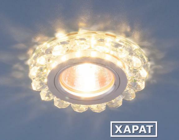 Фото Точечный светодиодный светильник с хрусталем 6036 MR16 СL прозрачный; a030586 ELEKTROSTANDARD