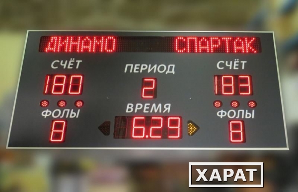 Фото Универсальное спортивное табло