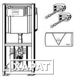 Фото Комплект для подвесного унитаза 660 338 Viega
