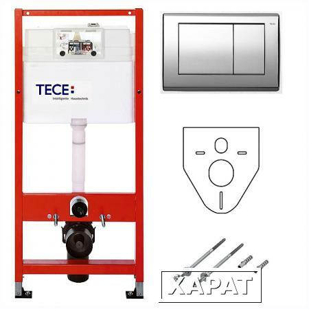 Фото TECE Base K400321 Комплект инсталляции для установки подвесного унитаза (хром)