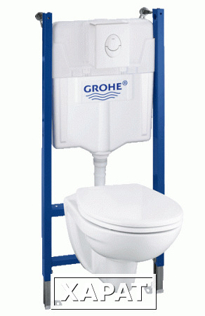 Фото Набор Grohe инсталляция+унитаз 39117000 крышка микролифт