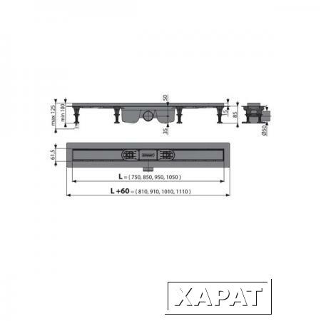 Фото Душевой лоток AlcaPlast Optima APZ12-1050