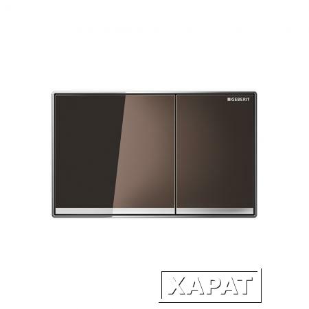 Фото GEBERIT Sigma 60 115.640.SQ.1 Накладная панель для унитаза (Стекло - Умбра)