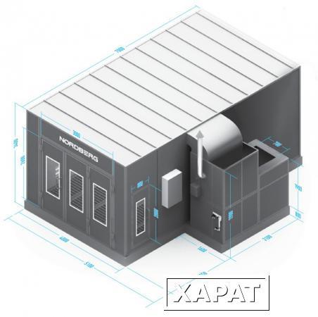 Фото Покрасочная камера для легковых автомобилей Nordberg Economic