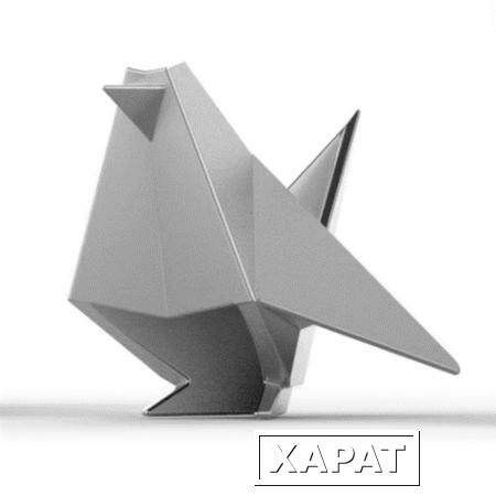 Фото Держатель для колец origami птица хром (61035)
