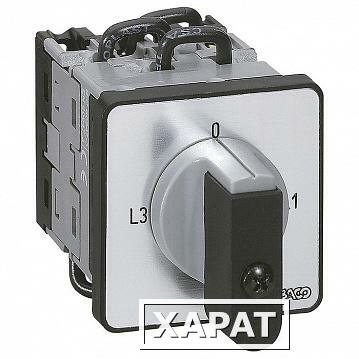 Фото Переключатель электроизмерительных приборов - для амперметра - PR 12 - 6 контактов - 3 ТТ - креплени | код. L014650 | Legrand