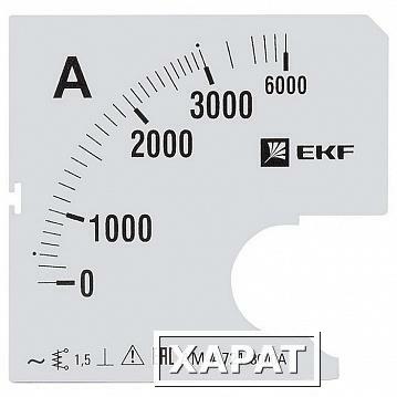 Фото Шкала сменная для A721 3000/5А-1,5 | код. s-a721-3000 | EKF