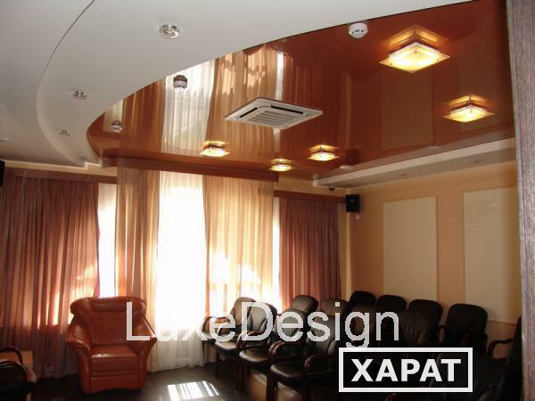 Фото Европейские натяжные потолки в офисе LuxeDesign