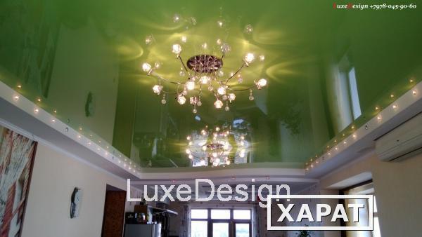 Фото Европейские натяжные потолки в столовой LuxeDesign