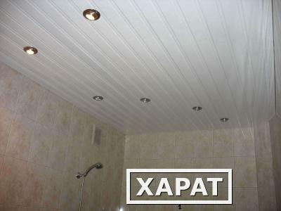 Фото Комплект реечного потолка (1,7м * 1,7м) панель 84R с промежуточный профилем (белый матовый)
