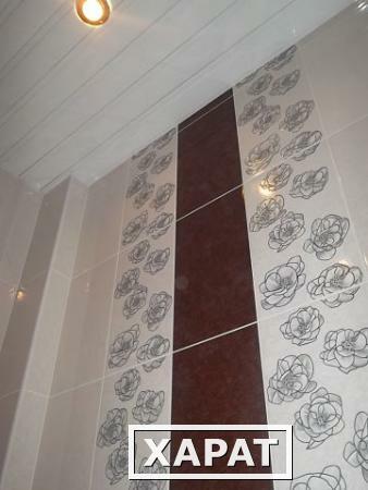 Фото Комплект реечного потолка для ванной комнаты 100Р 140(белый матовый)