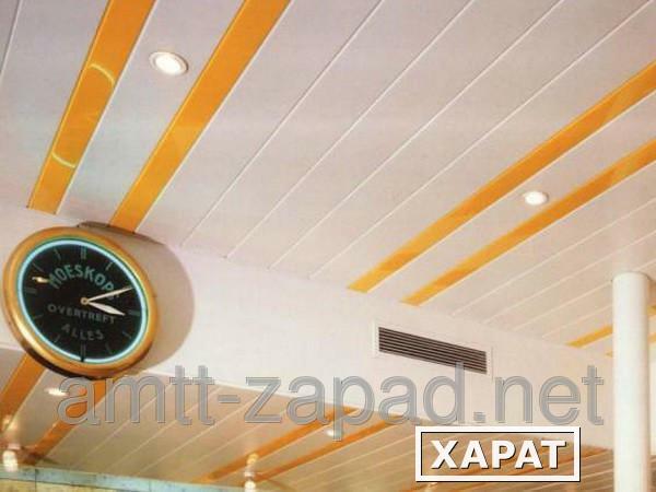 Фото Алюминиевый реечный потолок Ирпень