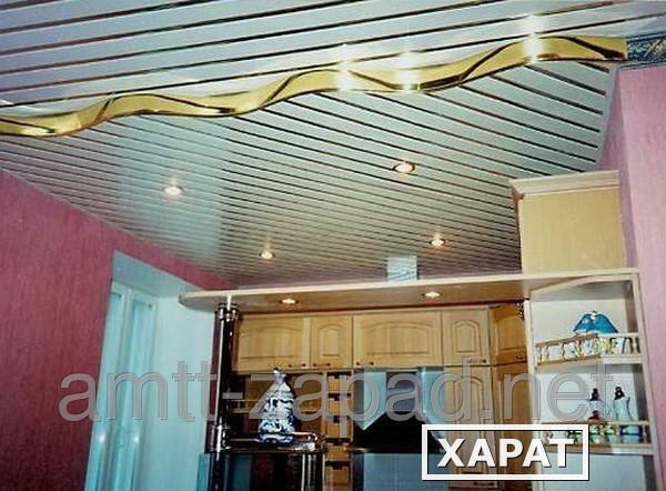 Фото Алюминиевый реечный потолок Свалява