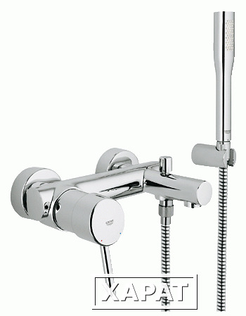 Фото Grohe Concetto New 32212001 Смеситель для ванны с душевым гарнитуром