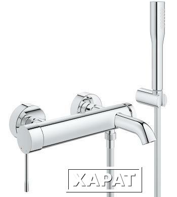 Фото Grohe Essence New 33628001 смеситель для ванны с душевым гарнитуром