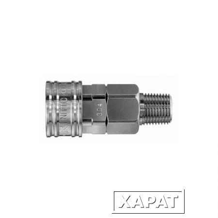 Фото Быстросъемное БРС соединение Hi Cupla BL гнездо Hi Cupla 40SM-BL SUS SG