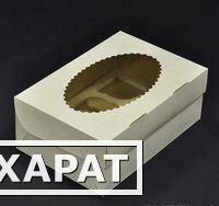 Фото Коробка для кексов капкейков с окном Cup 3