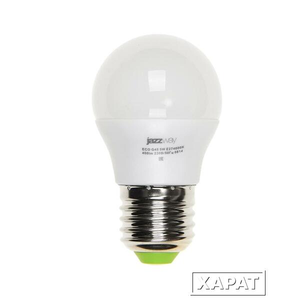 Фото Лампа светодиодная Jazzway PLED-ECO-G45 5w E14 4000K 400Lm