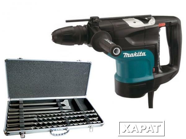 Фото Перфоратор MAKITA HR 4501 C в чем. + набор оснастки (1350 Вт