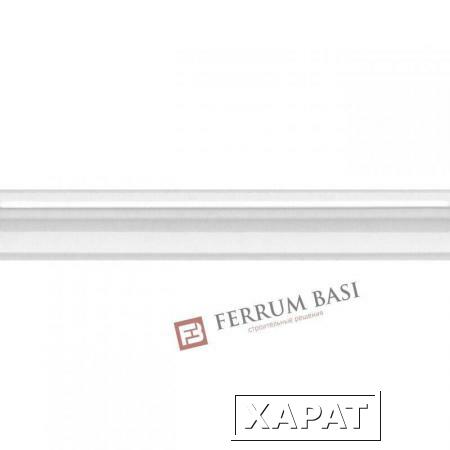 Фото Бордюр керамический Kerama Marazzi BLC017R Марсо обрезной белый 300х50 мм