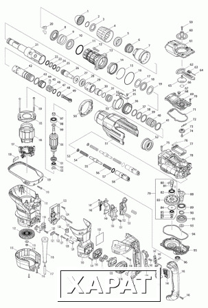 Фото Makita Кривошип перфоратор Makita HR4013C рис.( 88)