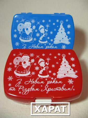 Фото Идеальная новогодняя упаковка для конфет и детских подарков (Детский ланч-бокс)