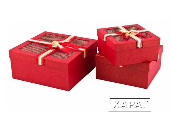 Фото Набор подарочных коробок из 3 шт.28*28/23*23/19 см. Vogue International (37-120)