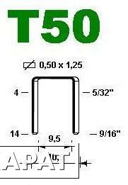 Фото Скоба T50/12 galv