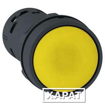 Фото Кнопочный выключатель в сборе SE 1 управляющий элемент желтый без фиксации,