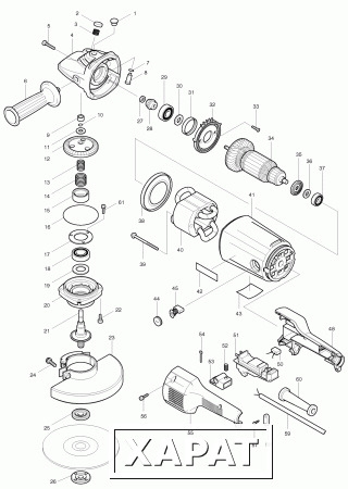 Фото Кнопка MAKITA 9079 стопора задней ручки