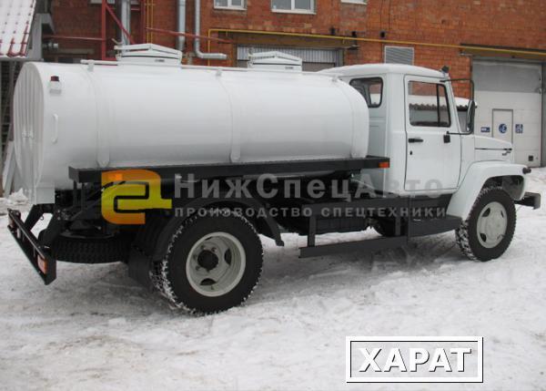 Фото Молоковоз ГАЗ 3309 (цистерна 4200 л) нержав. сталь