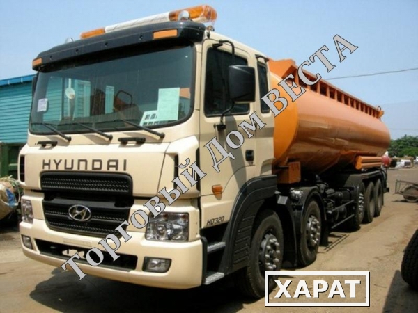 Фото Алюминиевый бензовоз 22’000л на базе грузовика HYUNDAI HD320(8x4) 2014 года