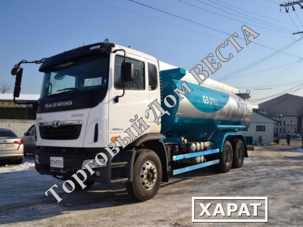 Фото Бензовоз 16’000л на базе грузовика Daewoo Prima 14T(6x4