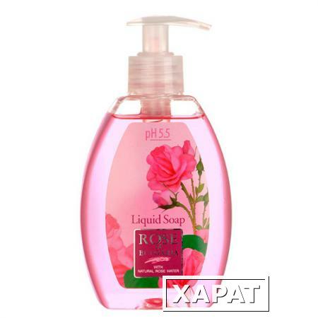 Фото Жидкое мыло с розовой водой Rose of Bulgaria Роза Болгарии 300 ml