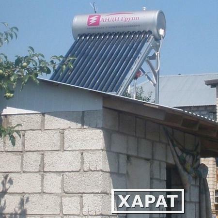 Фото Дача-Эконом XF-II-10-80 бак 80л Солнечный водонагреватель с контроллером