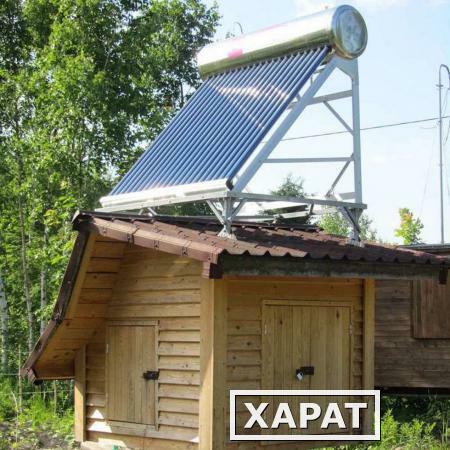Фото Дача-Эконом XF-II-12-100 бак 100л Солнечный водонагреватель с контроллером