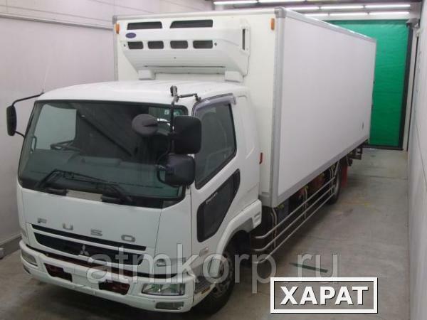 Фото Авторефрижератор MITSUBISHI FUSO кузов FK61F гв 2009 гидроборт грузопод 7 тн объем 33,98 куб м пробег 255 т.км