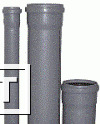 Фото Канализационные трубы диаметр 50мм длиной 0,5м