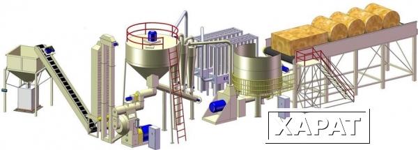 Фото Оборудование гранулирования соломы