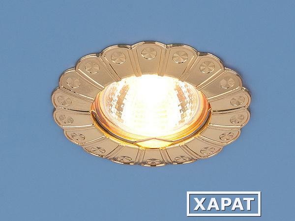 Фото Точечный светильник для подвесных, натяжных и реечных потолков 7201 золото (G); a030850 ELEKTROSTANDARD