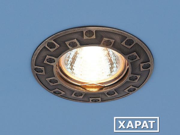 Фото Точечный светильник для подвесных, натяжных и реечных потолков 7202 бронза (GAB); a030853 ELEKTROSTANDARD