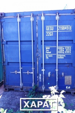 Фото 20 футовый морской контейнер 20DV GESU2198498