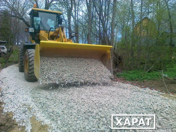 Фото Строительство поселковых дорог