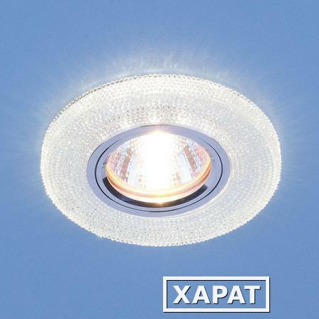 Фото Встраиваемый потолочный светильник со светодиодной подсветкой 2130 MR16 CL прозрачный; a033624 ELEKTROSTANDARD