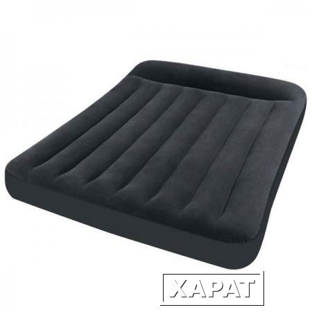 Фото Двуспальный надувной матрас Intex 64150 "Pillow Rest Classic Bed" + насос (203х152х25см)