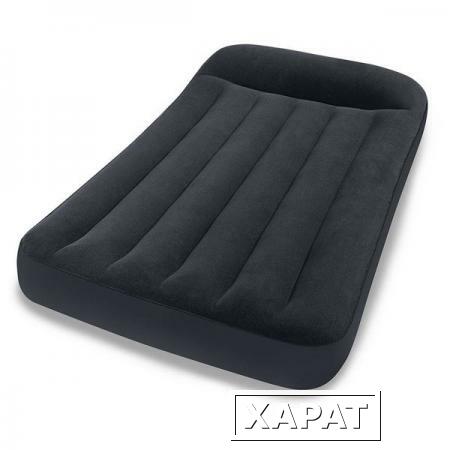 Фото Полуторный надувной матрас Intex 64148 "Pillow Rest Classic Bed" + насос (191х137х25см)