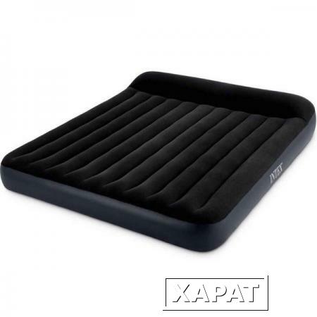 Фото Двуспальный надувной матрас Intex 64144 "Pillow Rest Classic Airbed" (203х183х25см)