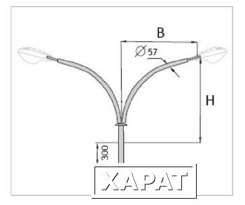 Фото Кронштейн К1ГК-0,5-0,5-0,06-0,048